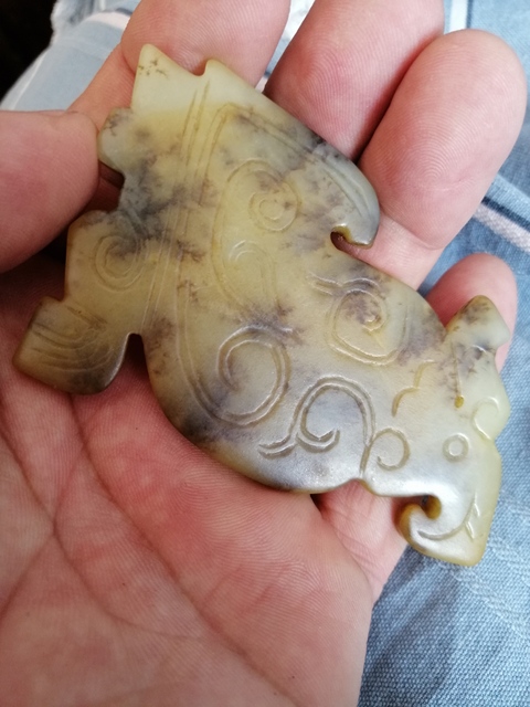 古玩玉器仿商代“玉鳳鳥”拍賣,當前價格1777元