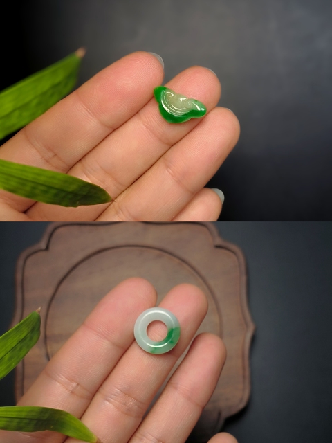 古玩玉器天然翡翠飾件拍賣，當前價格1900元