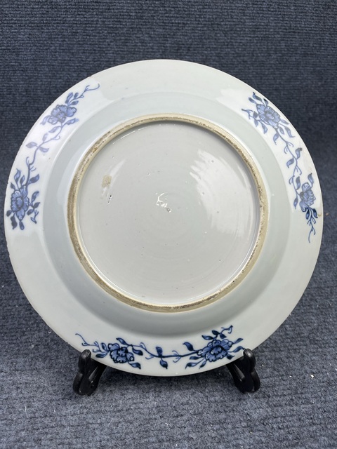 古玩陶瓷青花洞石牡丹花卉紋盤拍賣，當(dāng)前價格1680元