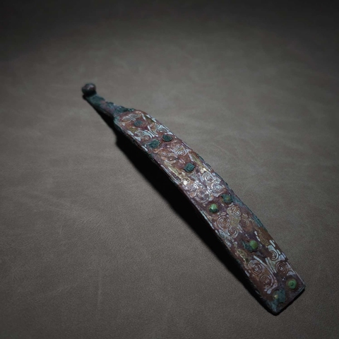 古玩銅器帶鉤真品鑒賞圖