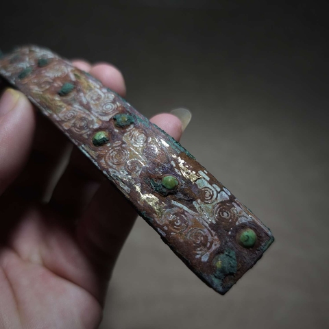 古玩銅器帶鉤真品鑒賞圖