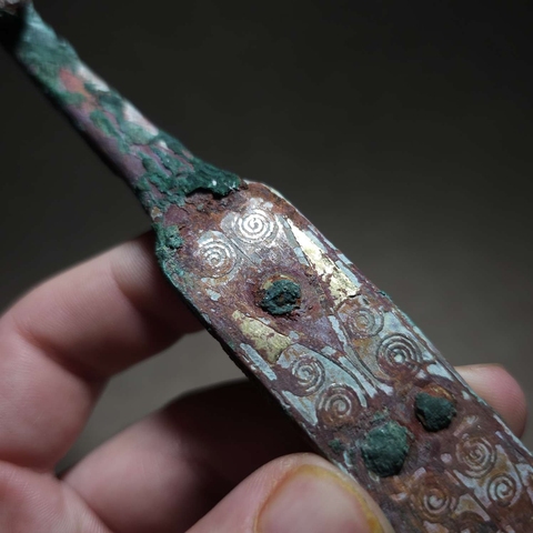 古玩銅器帶鉤真品鑒賞圖