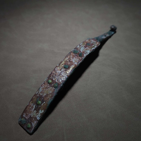 古玩銅器帶鉤真品鑒賞圖