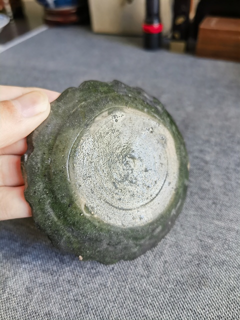 古玩陶瓷【少見精品】宋元磁灶窯綠釉印花菱口洗拍賣,當前價格0元
