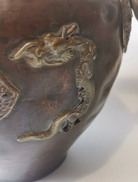 古玩銅器西藏大銅壺鑲嵌瑪瑙拍賣,當(dāng)前價格5000元