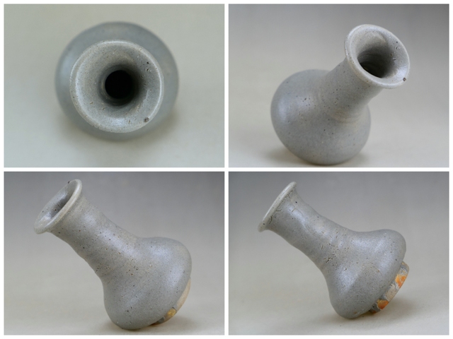 古玩陶瓷宋代·青釉箸瓶真品鑒賞圖