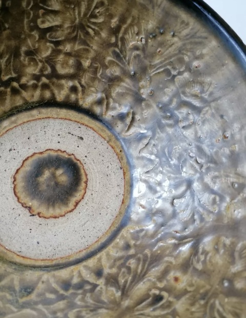 古玩陶瓷金代耀州窯花卉紋碗拍賣,當前價格5000元