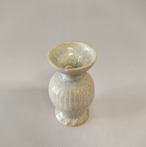 古玩陶瓷（宋代）湘湖窯青白釉小瓶拍賣，當前價格9698元