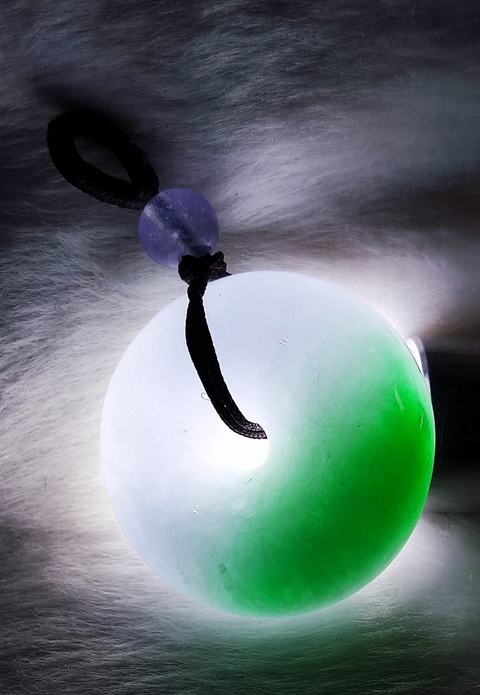 古玩玉器翡翠平安扣拍賣，當前價格1088元