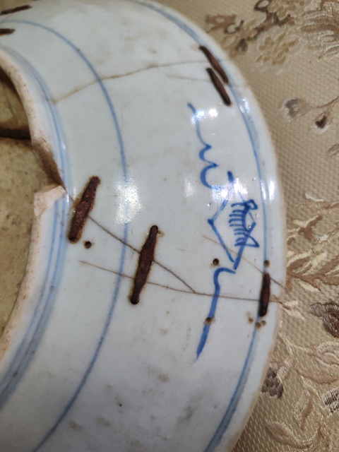 古玩陶瓷青花壽字紋盤拍賣,當(dāng)前價(jià)格298元