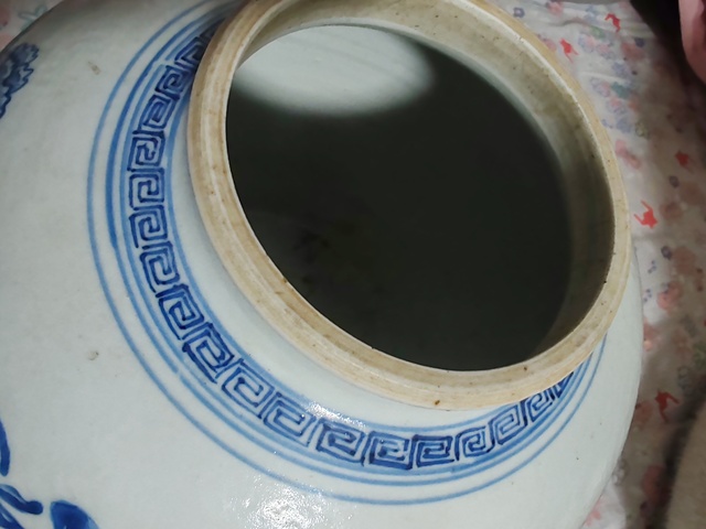 古玩陶瓷青花花卉紋太白罐拍賣，當前價格15000元