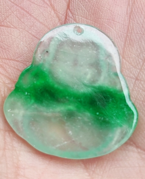 古玩玉器翡翠佛公掛件拍賣，當前價格998元