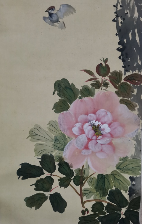 古玩字畫已故老中美協會員北京三貞之一時君貞花卉拍賣，當前價格30000元