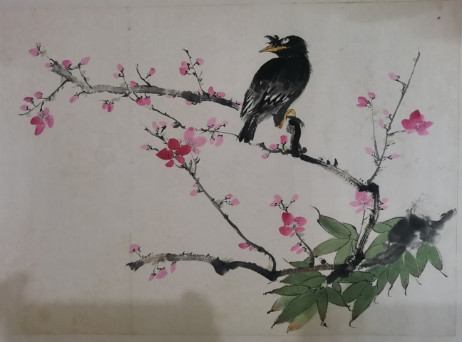 古玩字畫已故天津美院教授白洋淀詩書畫院首任院長張蒲生花鳥拍賣,當(dāng)前價(jià)格1288元
