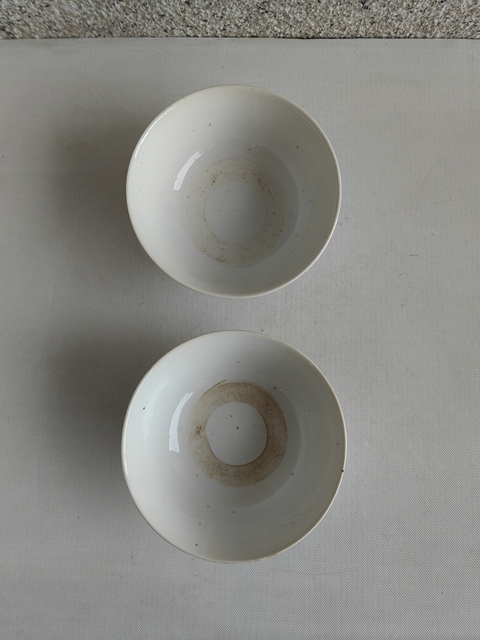 古玩陶瓷粉彩花鳥紋碗拍賣,當前價格260元