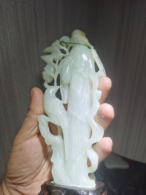 古玩雜項翡翠仕女拍賣，當前價格18000元