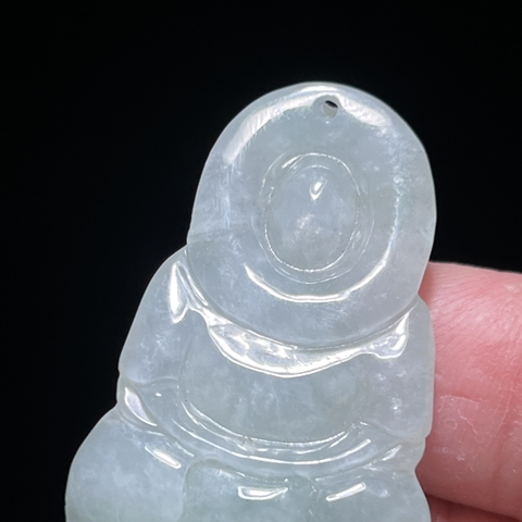 古玩玉器精品翡翠觀音掛件拍賣，當(dāng)前價(jià)格880元