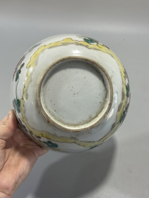 古玩陶瓷五彩花卉紋茶碗拍賣,當前價格1980元