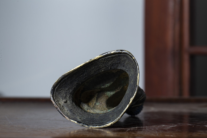 古玩銅器清晚·銅釋迦牟尼說法像拍賣，當前價格22000元