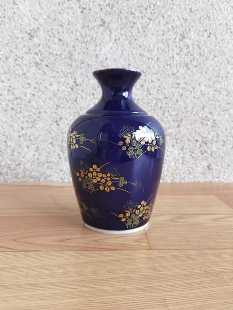 古玩陶瓷藍釉瓶拍賣,當前價格298元