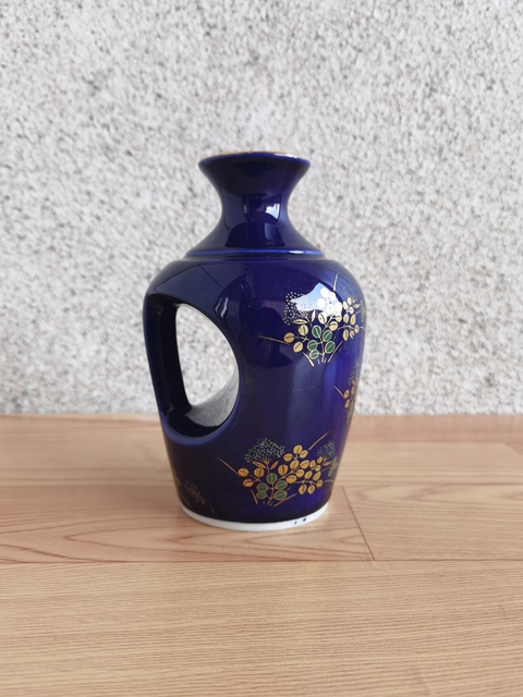 古玩陶瓷藍釉瓶拍賣,當前價格298元