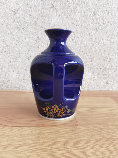 古玩陶瓷藍釉瓶拍賣,當前價格298元
