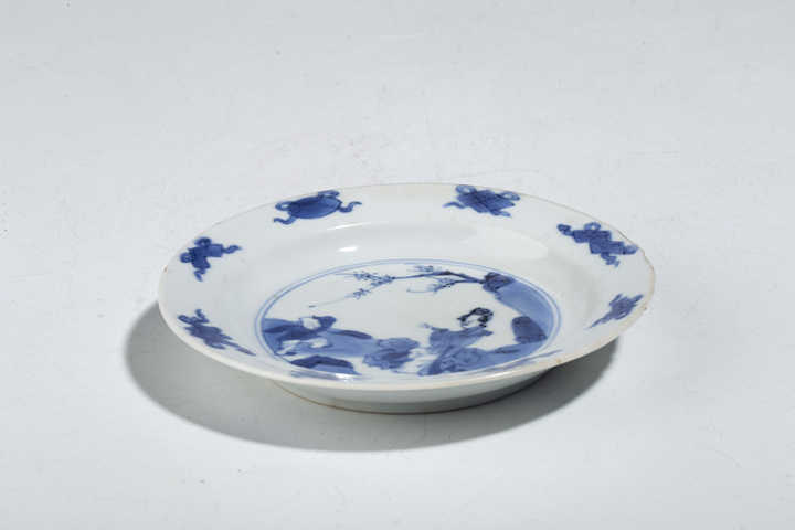 古玩陶瓷清康熙·青花三娘教子紋小碟
真品鑒賞圖