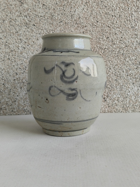 古玩陶瓷青花花卉紋罐拍賣，當前價格680元