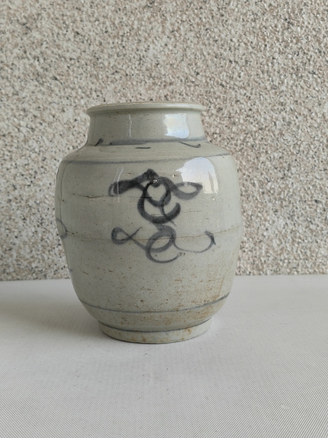 古玩陶瓷青花花卉紋罐拍賣，當前價格680元