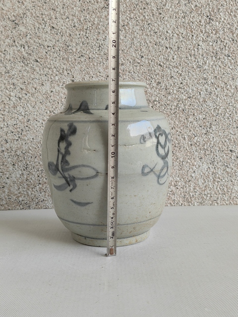 古玩陶瓷青花花卉紋罐拍賣，當前價格680元