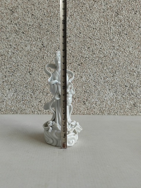 古玩陶瓷德化白瓷人物造像拍賣,當前價格850元