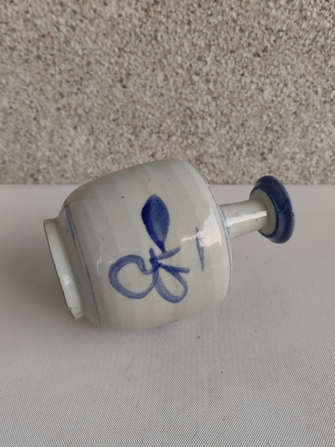 古玩陶瓷青花花卉紋酒壺拍賣，當前價格580元
