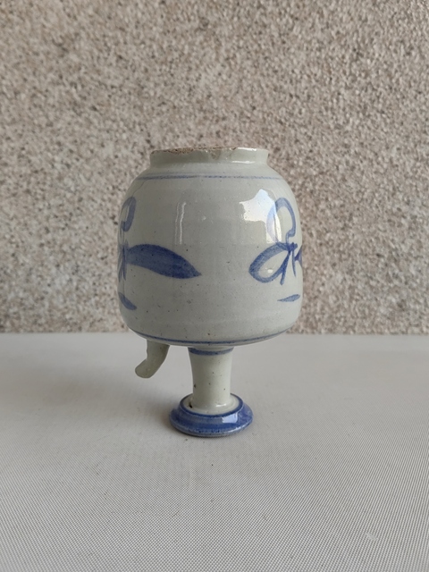 古玩陶瓷青花花卉紋酒壺拍賣，當前價格580元