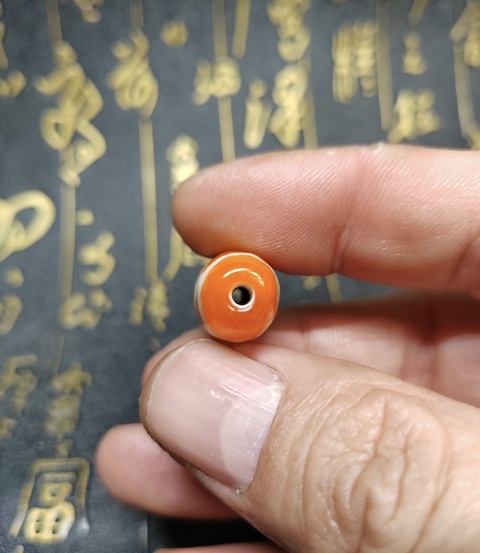 古玩玉器清末寶瓶天珠拍賣,當前價格999元