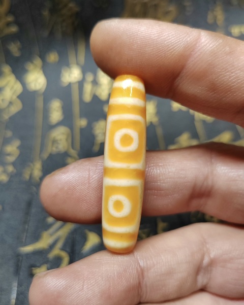 古玩玉器清代天珠拍賣，當(dāng)前價(jià)格999元