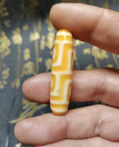 古玩玉器清代天珠拍賣，當(dāng)前價(jià)格999元