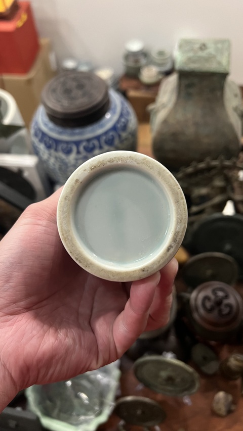 古玩陶瓷清末花卉紋描金瓶拍賣，當前價格777元