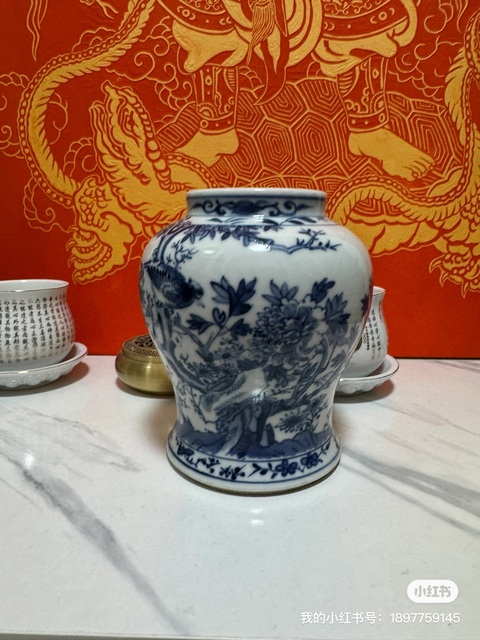 古玩陶瓷花鳥紋罐拍賣,當(dāng)前價格900元
