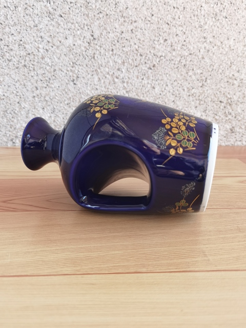 古玩陶瓷藍釉瓶拍賣,當前價格298元