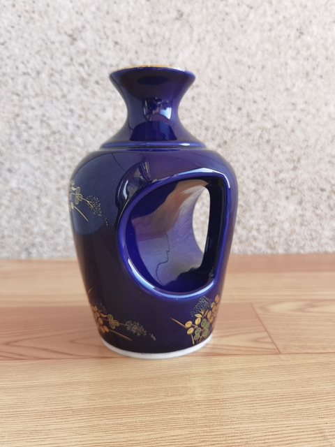 古玩陶瓷藍釉瓶拍賣,當前價格298元