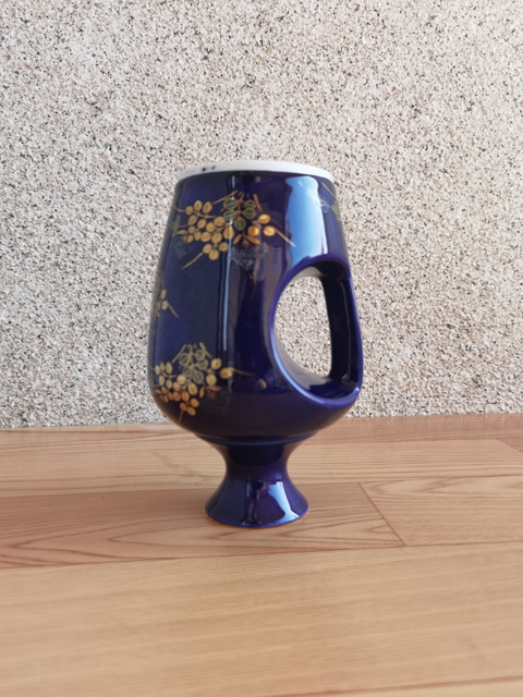 古玩陶瓷藍釉瓶拍賣,當前價格298元