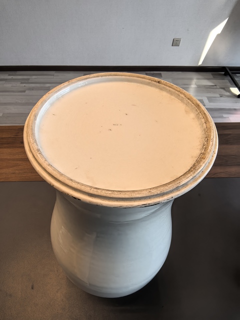 古玩陶瓷60厘米單色釉頂級甜白釉觀音大瓶拍賣，當(dāng)前價格5500元