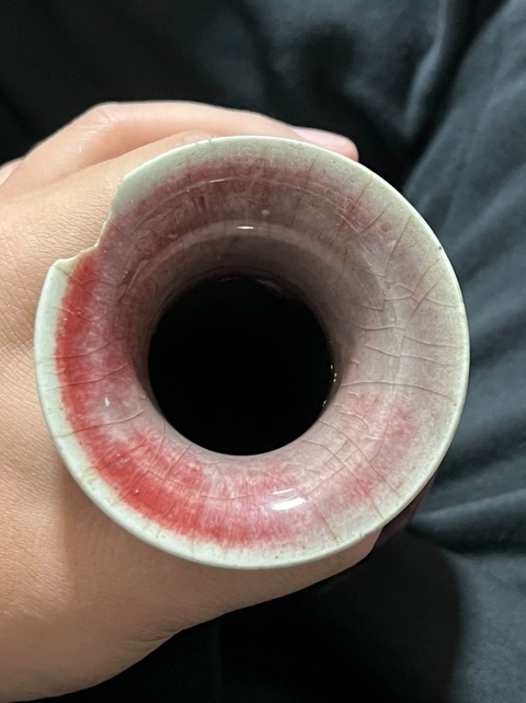 古玩陶瓷清晚期三羊開(kāi)泰觀音瓶拍賣(mài),當(dāng)前價(jià)格1850元