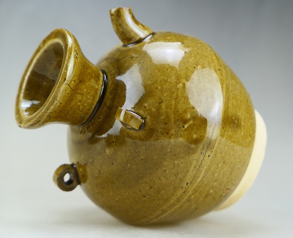古玩陶瓷精品.清末民初茶葉末釉三系執(zhí)壺拍賣，當(dāng)前價格300元