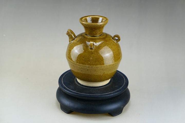 古玩陶瓷精品.清末民初茶葉末釉三系執(zhí)壺拍賣，當(dāng)前價格300元