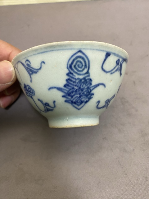 古玩陶瓷青花杯拍賣，當前價格980元