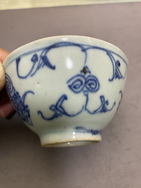 古玩陶瓷青花杯拍賣，當前價格980元