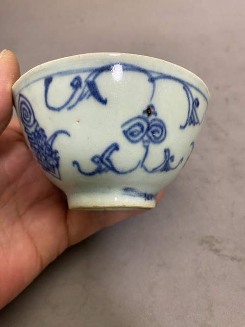 古玩陶瓷青花杯拍賣，當前價格980元