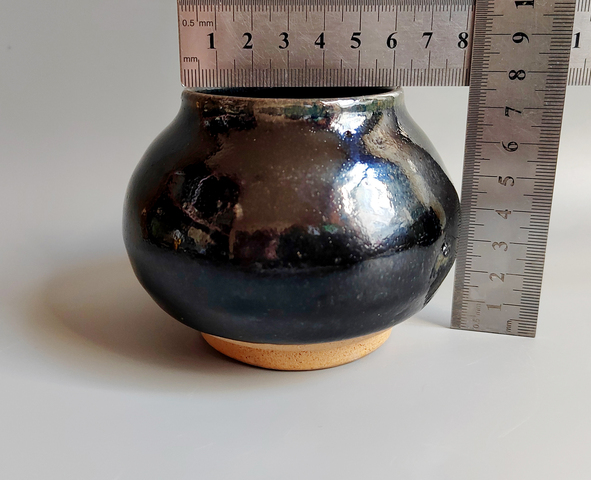 古玩陶瓷清·黑釉水盂拍賣,當(dāng)前價格1500元