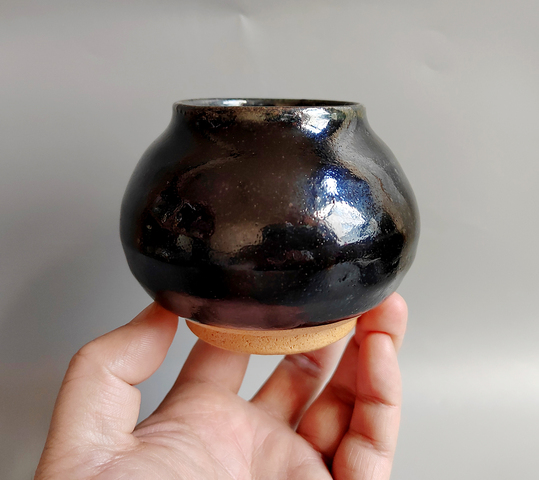古玩陶瓷清·黑釉水盂拍賣,當(dāng)前價格1500元